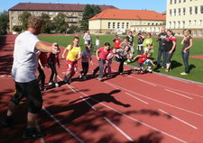 Běh na 250 m – start světlušek, běh druhý…