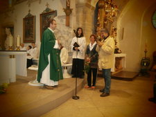 mše svatá v kostele sv. Bartoloměje
