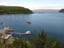 Zátoka Loch Portree.